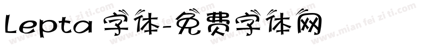 Lepta 字体字体转换
